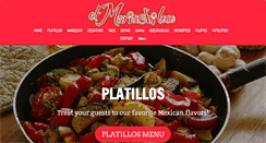 Desktop Screenshot of elmariachilocorestaurant.com